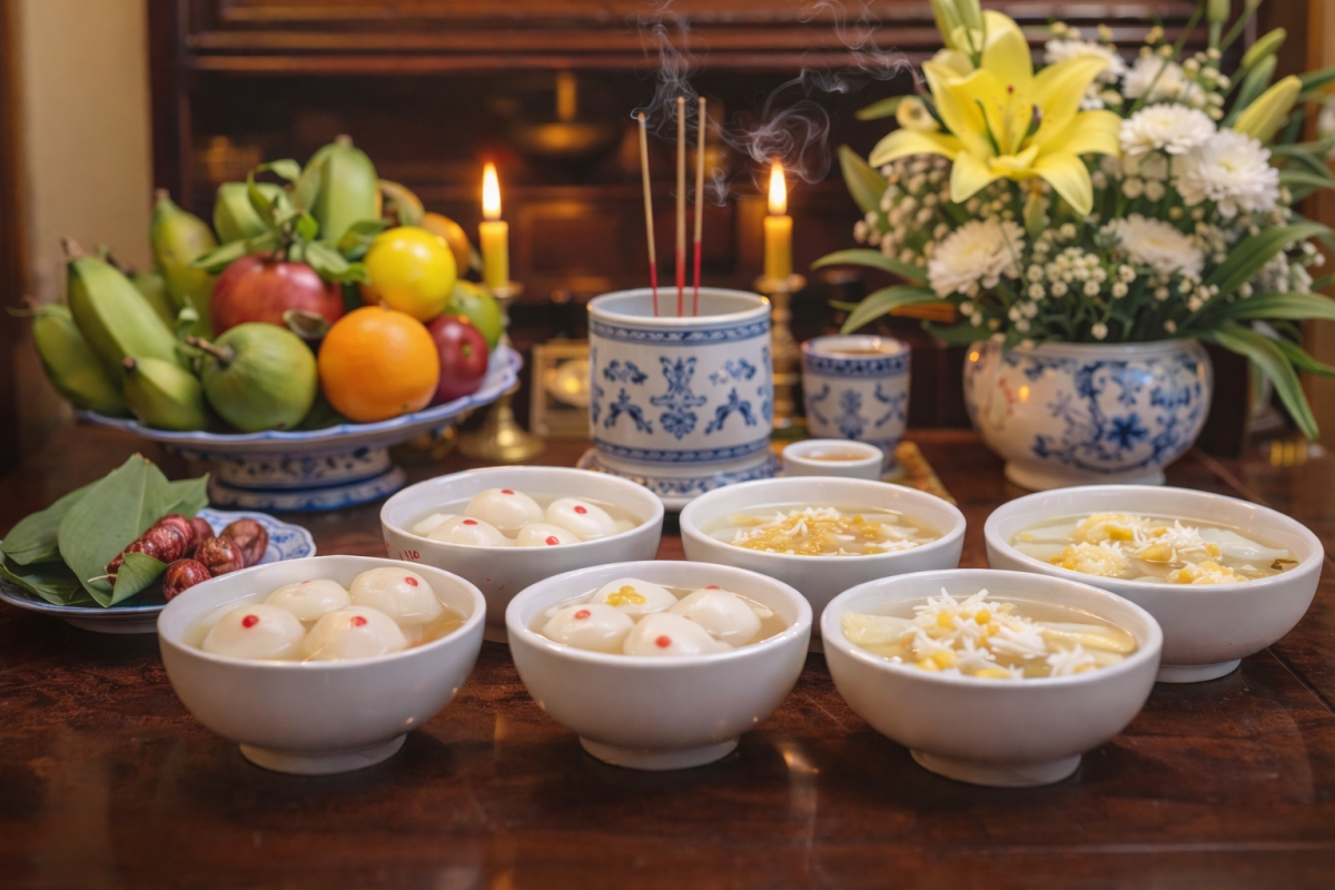 Vì sao Tết Hàn thực 3/3 Âm lịch nhất thiết phải có bánh trôi, bánh chay?